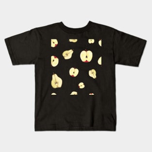 Hand-drawn apple and pear pattern Kids T-Shirt